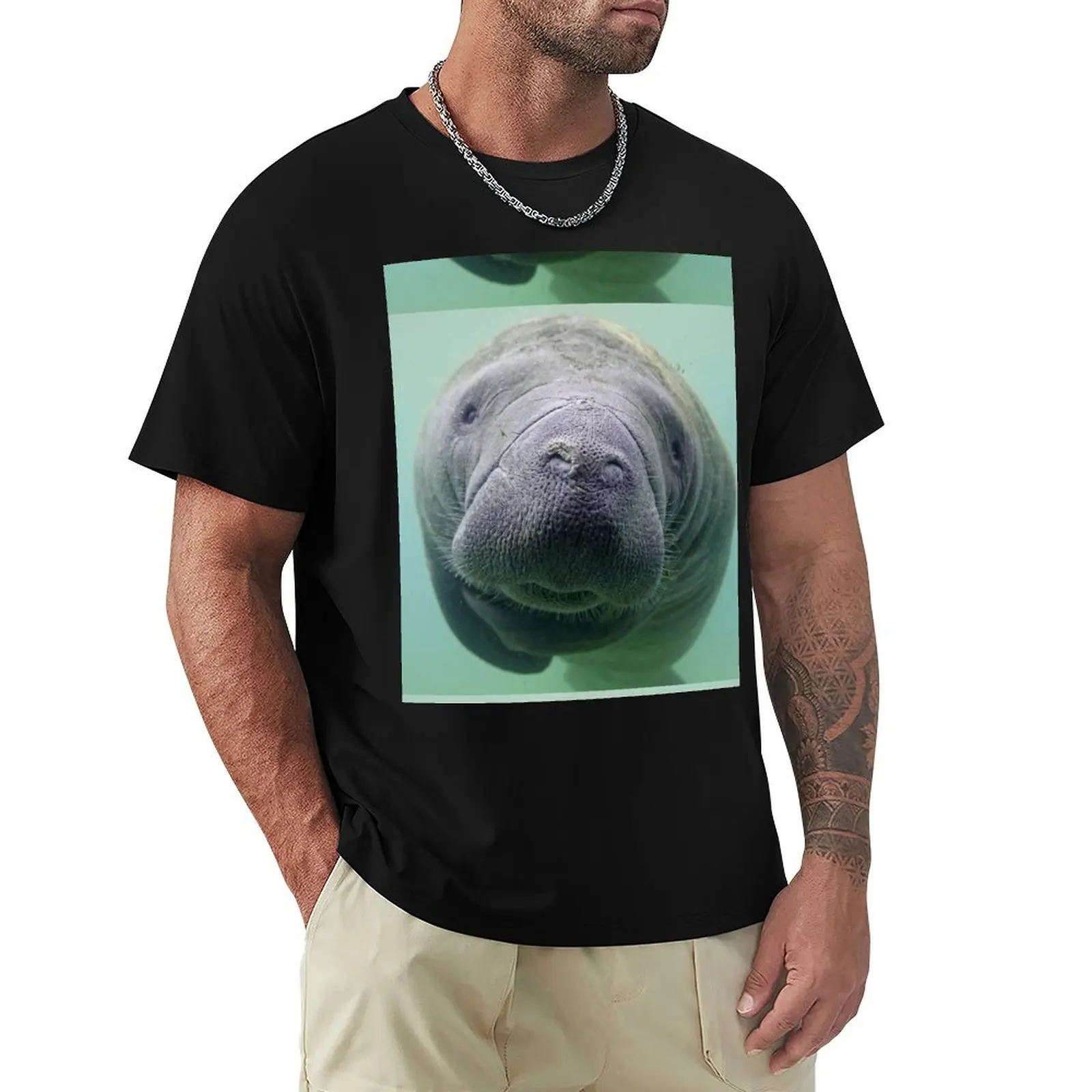 

Manatee T-Shirt Blouse custom t-shirts graphic t shirts mens graphic t-shirts hip hop