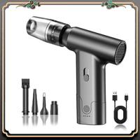 ASMA-Compressed Air Duster 11000RPM Portable Air Blower And Mini Cordless Vacuum Cleaner For Car Home Keyboard Computer