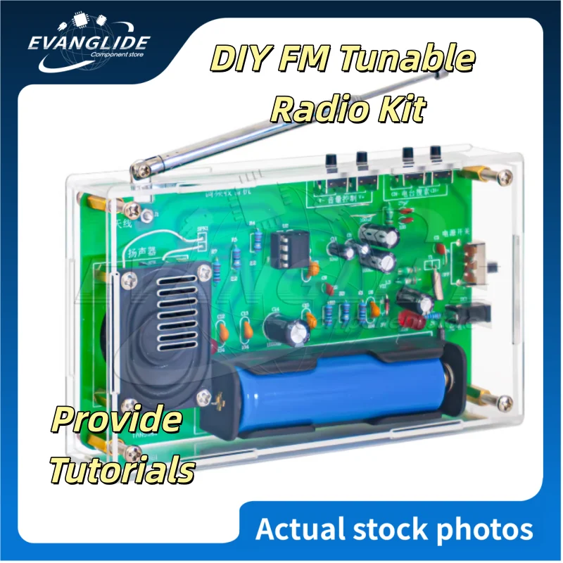 DIY FM Radio Kit for Students Electronic Circuit Components Kit for Welding Practice