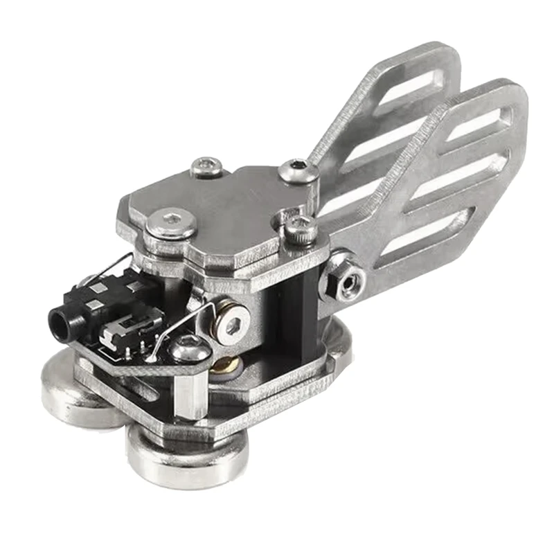 مفاتيح صغيرة آلية راديو هام إرسال برقي ، مجذاف مزدوج مع جسم من الفولاذ المقاوم للصدأ ، 3 مغناطيسات نيوديميوم