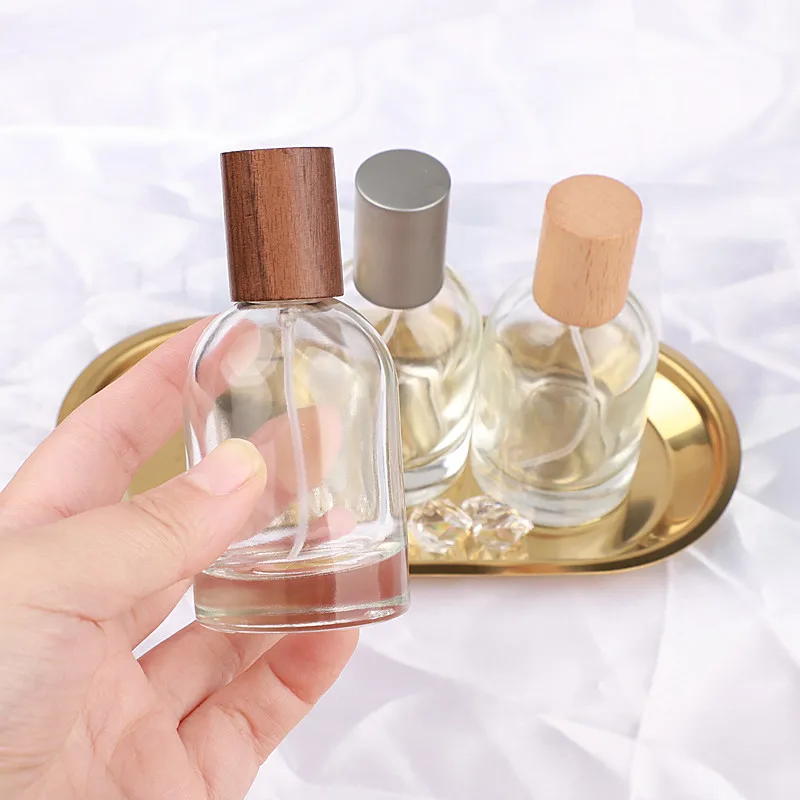 30ml 50ml Empty Perfume Spray Bottles Glass Refillable Bottle Portable Travel Oils Liquid Cosmetic Container Perfume Atomizer