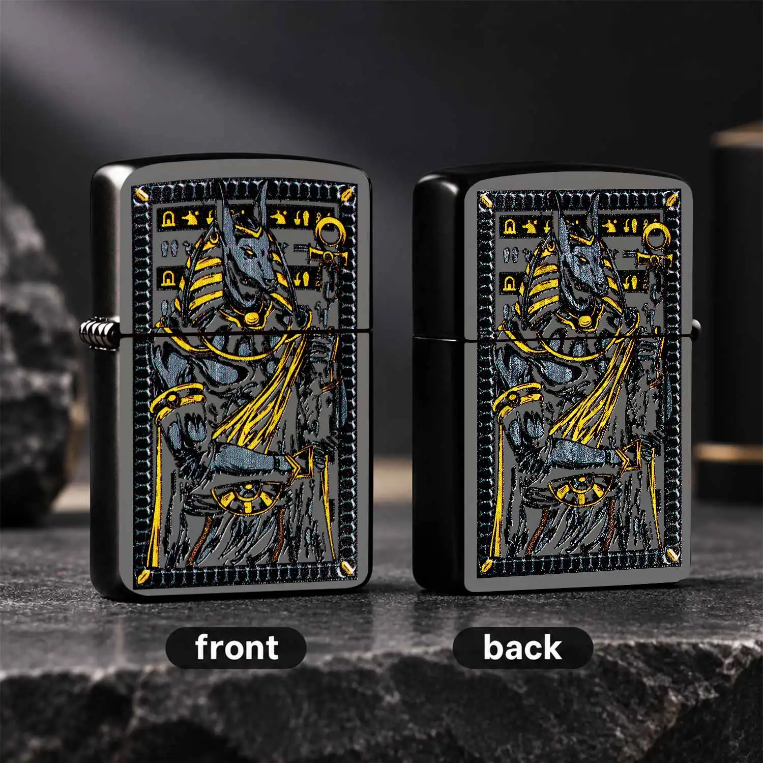 Ancient Egyptian Anubis Themed Portable Accessory Retro Mythology Style Unique Trendy Desktop Ornament Practical Daily Carry Item Thoughtful Gift For Friends Niche Commemorative Piece Suitable For All Scenarios Decorat A Humorous And Intere