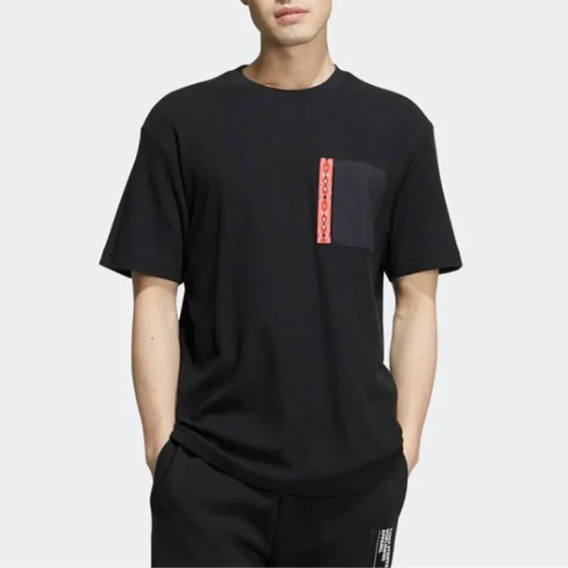 

Adidas Official Authentic NEO Classic Мужская повседневная дышащая спортивная футболка с круглым вырезом и коротким рукавом HC9670