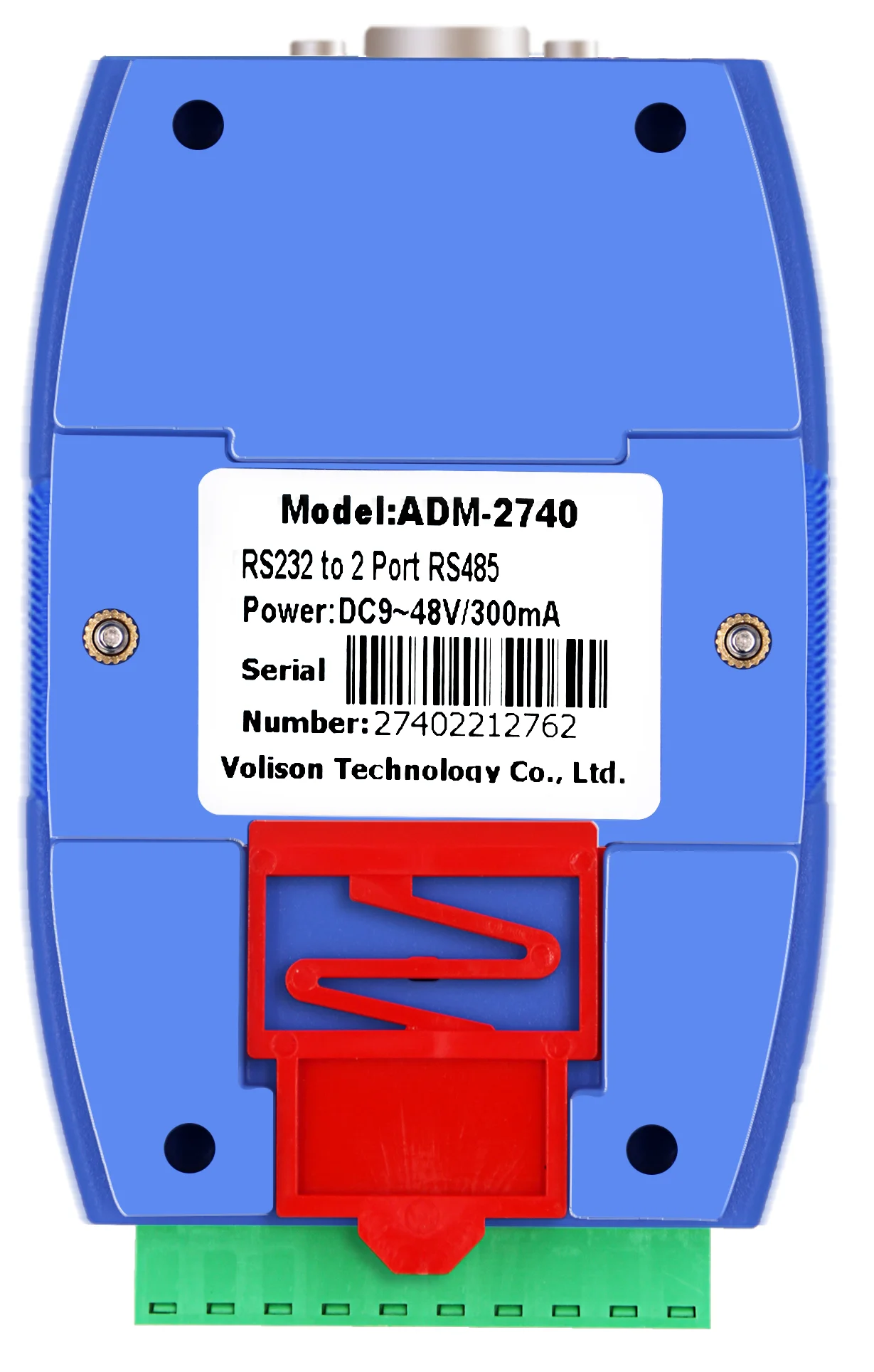 ADM-2740 Isolated RS232 to 2-Way 485 Converter 1 in 2 Out Hub Distributor Industrial Grade Lightning Protection Rail