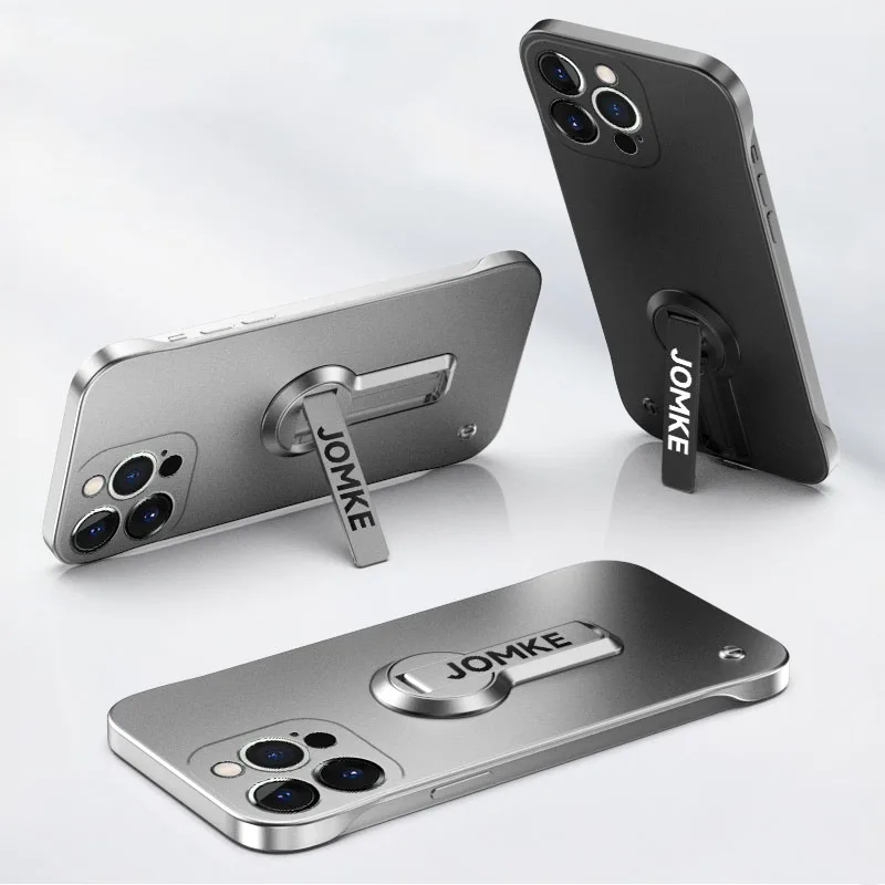 Luxuriöser randloser 360° °   Drehbare Halterungsabdeckung für iPhone Air 17 16 16E 15 14 13 12 11 Pro Max Plus Mini stoßfeste Hülle