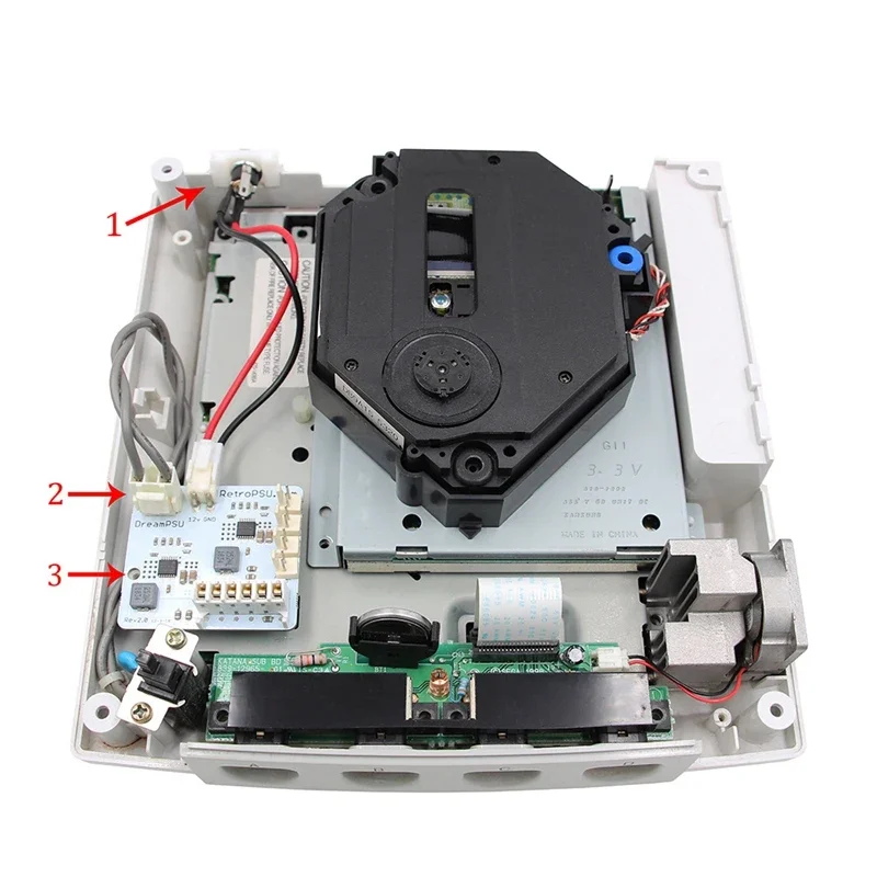 for Sega Dreamcast Game Console Dreampsu Power Board 12V