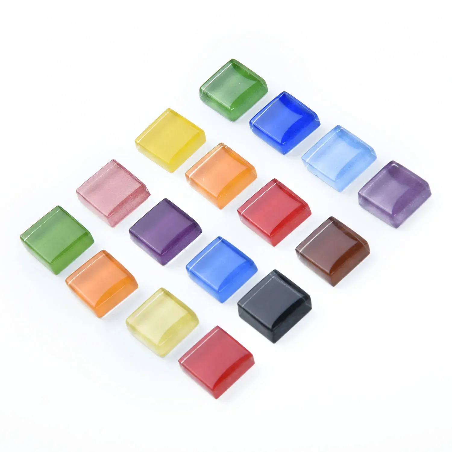 100g Multi Colors Square Clear Glass Mosaic Tile For DIY Crafts mosaico Making Puzzle Art Craft Mosaic Glass DIY Hand Tool