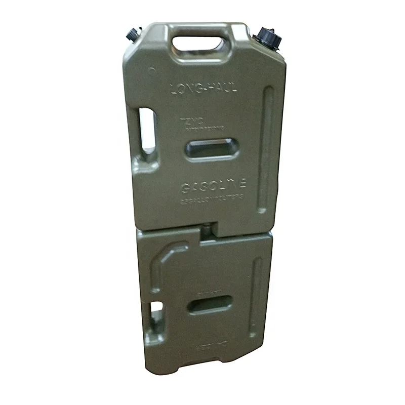 

4x4 Slim Plastic Jerry Can 10L+10L Spiral Connect Style Outdoor Equipment Oil Tank Water Tank Off Road Auto Part With Red Color