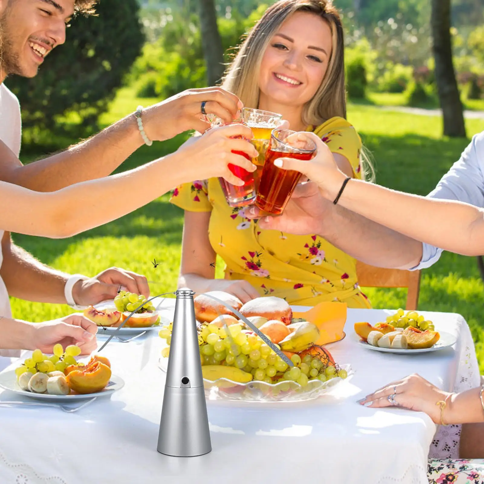 Automatic Pest Control Fan Portable Automatic Fly Repellent Chemical-free Keep Flies Away For Outdoor & Indoor