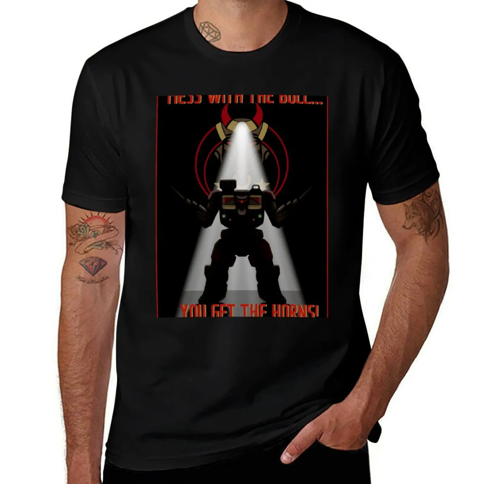 

Battletech bull shirt t men the Forces 100% poster T-Shirt tshirt Taurian Mess cotton - with Defense 100% cotton