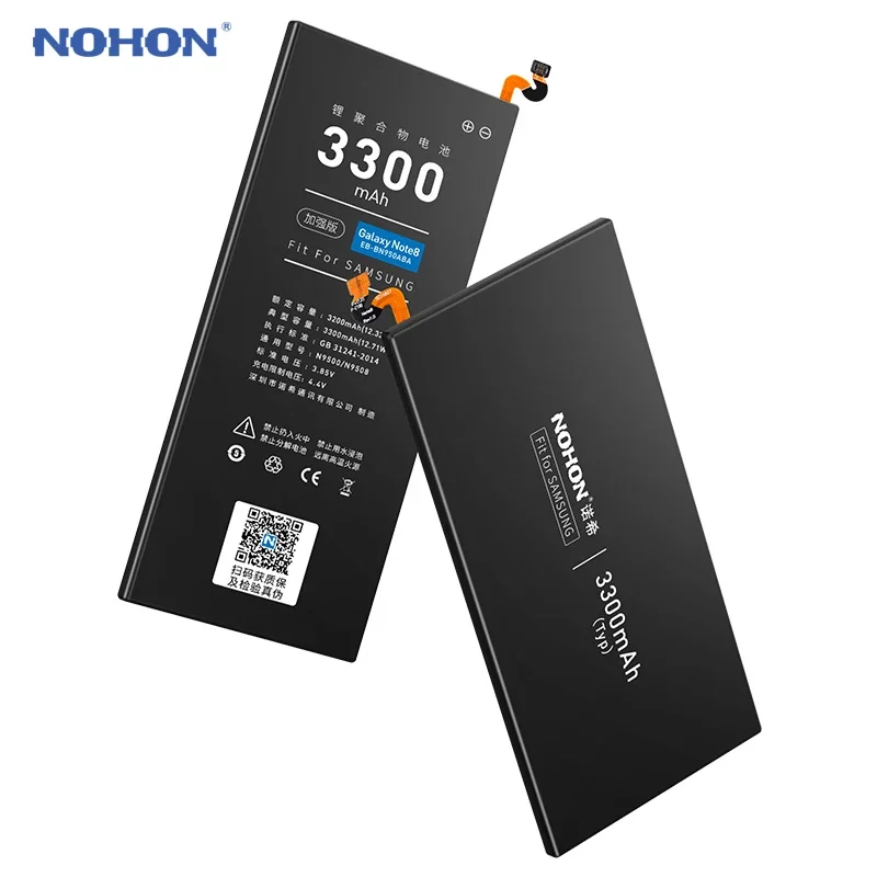 NOHON Battery For Samsung Galaxy Note 8 3 NFC Note8 N9500 N9508 N950F Note3 N9000 N9005 N9006 Replacement Mobile Phone Bateria