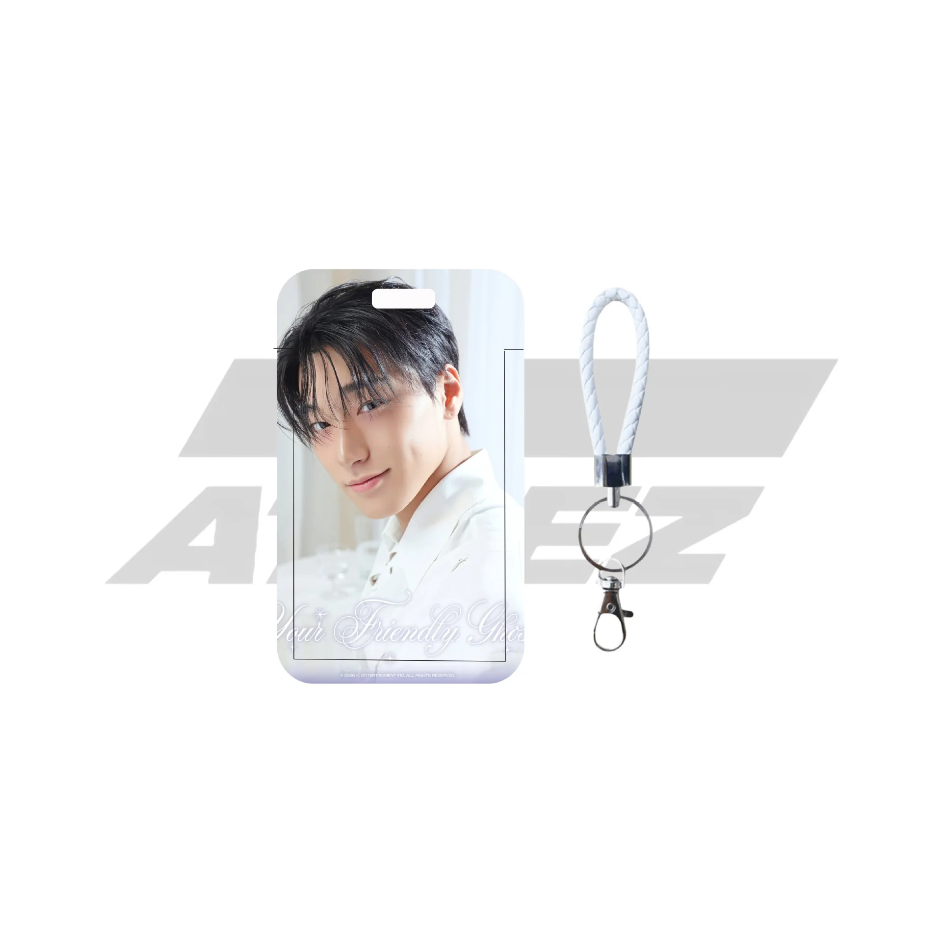 Idol Boy ATEEZ New Style Work ID Holder Student Campus Card Holder Mingi Yunho Seonghwa Jongho San Yeosang Wooyoung Fans Gifts