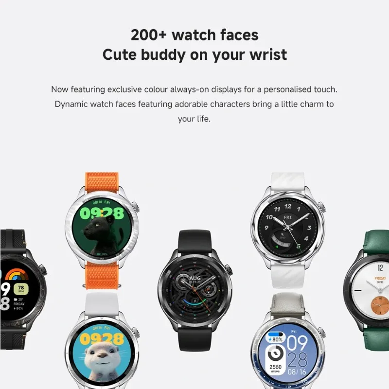 Xiaomi Watch S4 Smartwatch - AMOLED Display, NFC, Bluetooth Calling