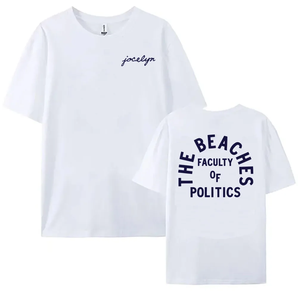 Jocelyn THE BEACHES T-Shirt Casual Loose Cotton Female Tshirts Summer HighQuality Fashion T Shirt Streetwear Unisex Women Tees