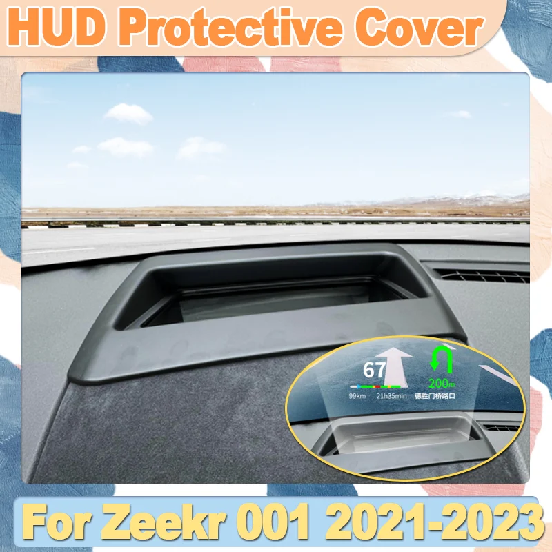 

1PC HUD Display Protective Cover For Zeekr 001 2021-2023 Head Up Reflective Projection Anti-scratch Screen Dustproof Accessories