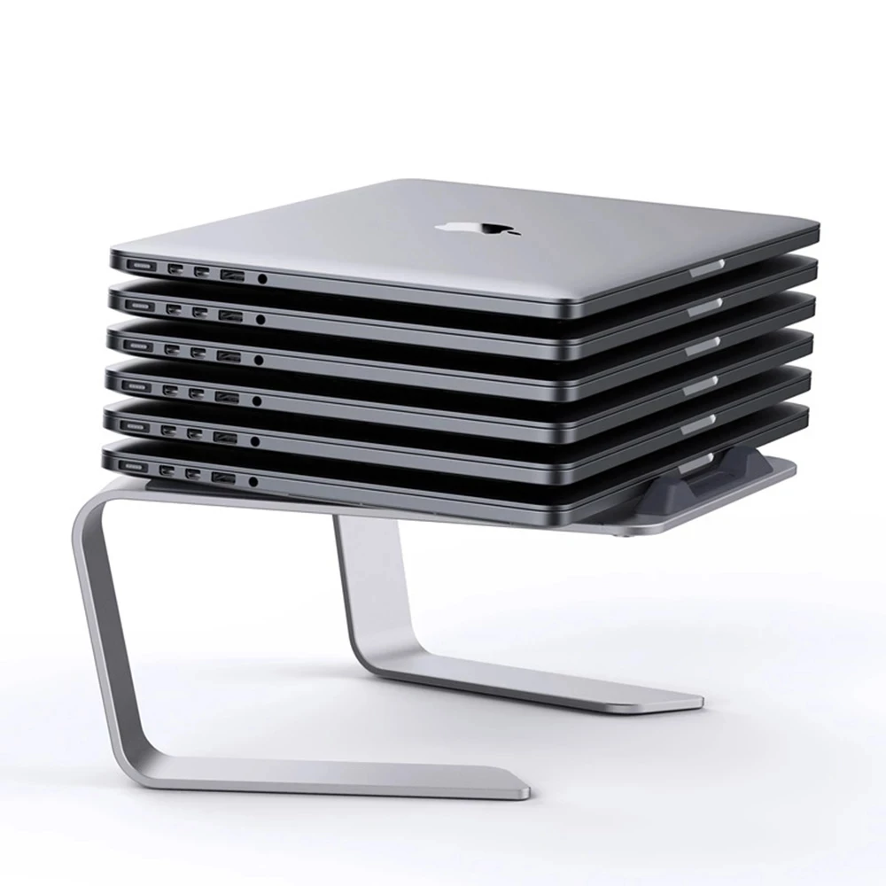 Laptop Stand Detachable Desktop Riser with Cooling Function iMac Vertical Aluminum Alloy Laptop Stand