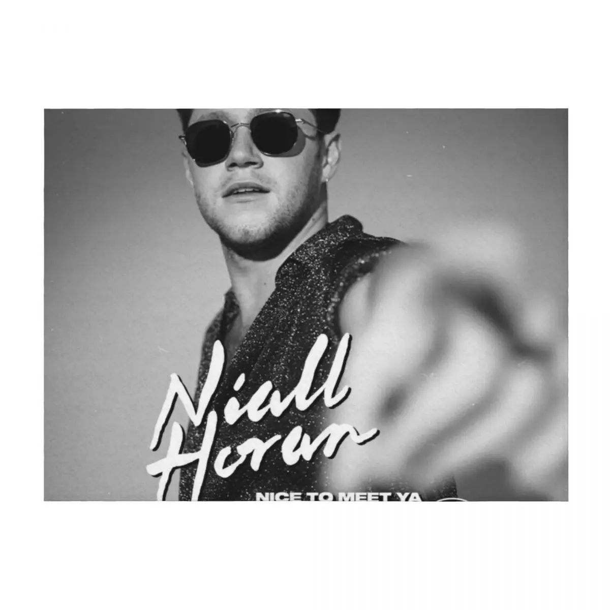 

Sixnal Niall Nice To Meet Ya North American Tour 2020 Throw Blanket Softest Bed valentine gift ideas Luxury Brand Blankets