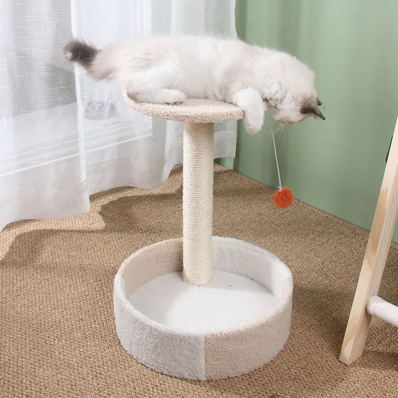 Cat Scratcher Cats Climbing Frame Nest Cat Tree Tower Condo Pet Furniture Scratching Post for Pet Cardboard Cats Scratcher House