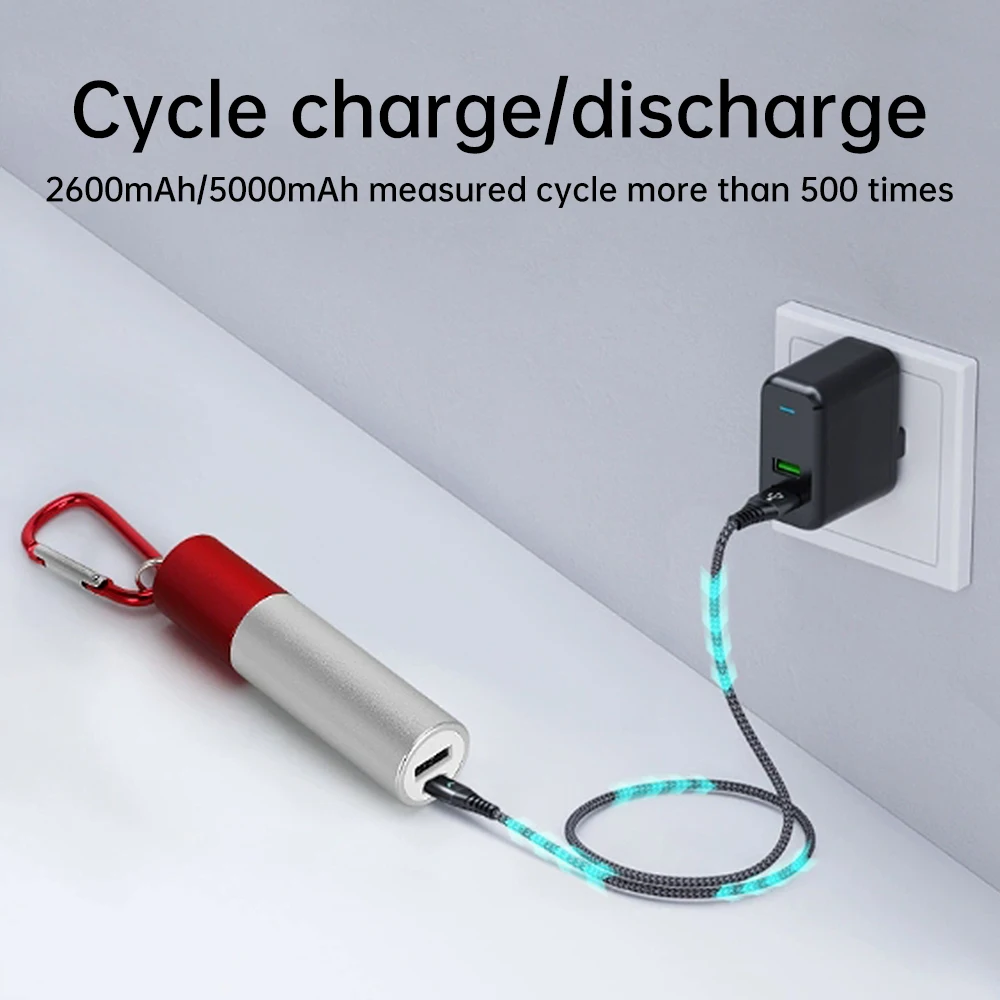 1pcs Mini 18650/21700 Mobile Power Kits DIY Portable Charging Treasure Box No Soldering Tpye C Connector Fast Charging 5V 2A