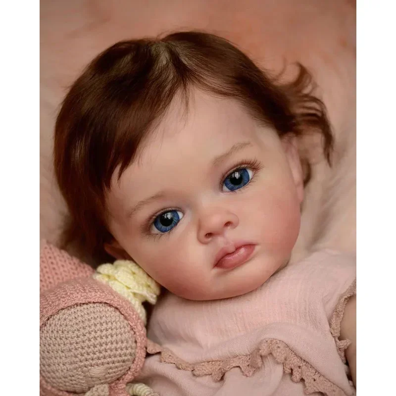 60CM Reborn Toddler Girl Doll Tutti Hand Paint Doll High Quality 3D skin multiple Layers Painting Visible Veins