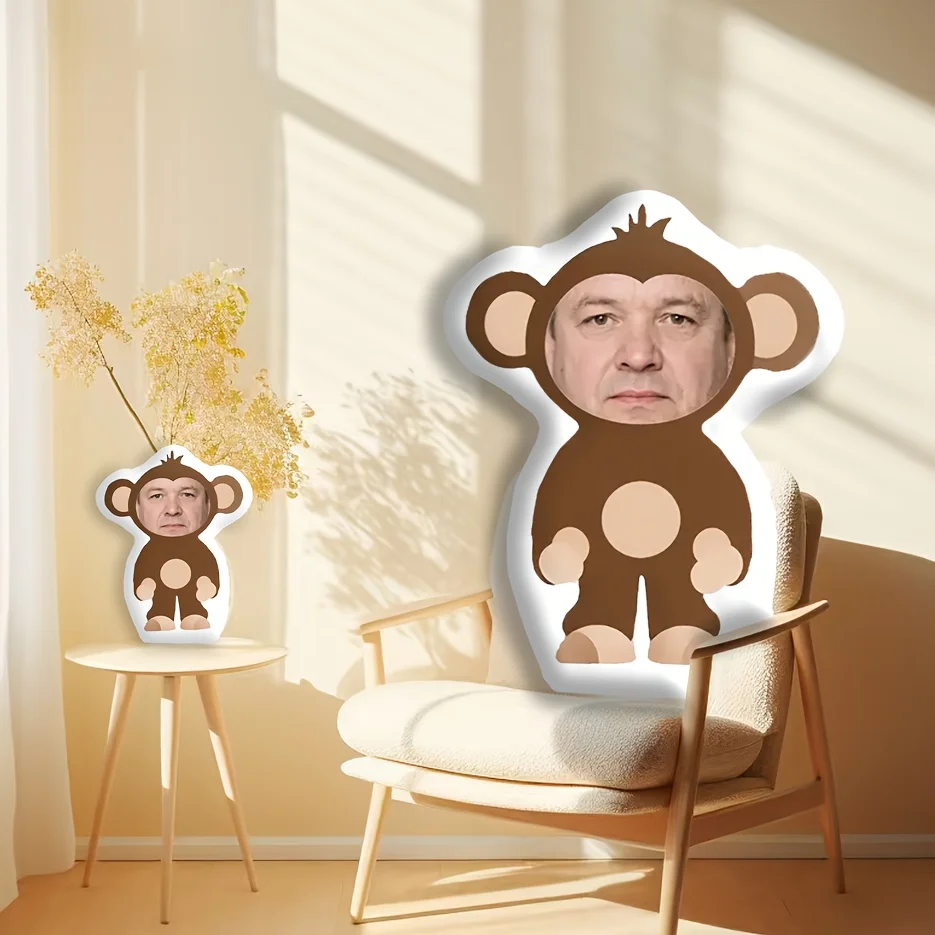 Upload Your Precious Photo To Customize Throw Pillow Personalized Printed Family Pet Portrait Cushion Cover Wear Resistant Fabri