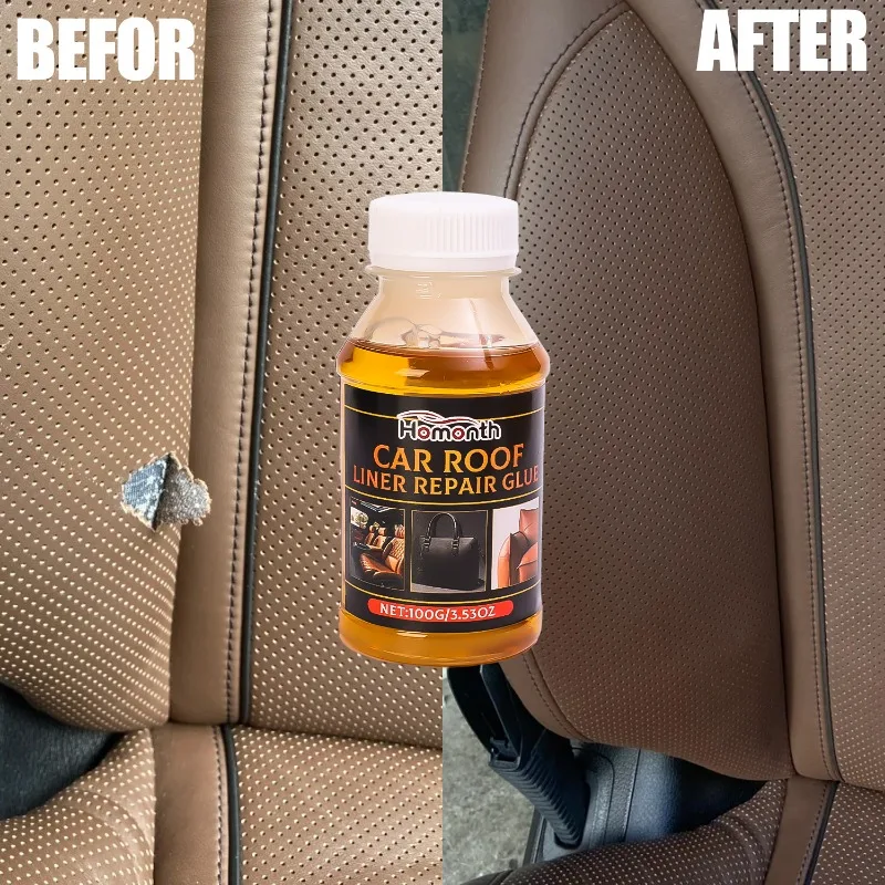 Car Headliner Fabric Glue Artificial Leather Glass Glue All-Purpose Wooden Crafts Adhesive Quick Drying Cloth Roof Repair Glue