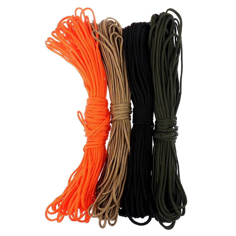 31 Meters Dia.4mm 7 Strand Core For Survival Parachute Cord Lanyard Camping Climbing Outdoor Rope Hiking Clothesline