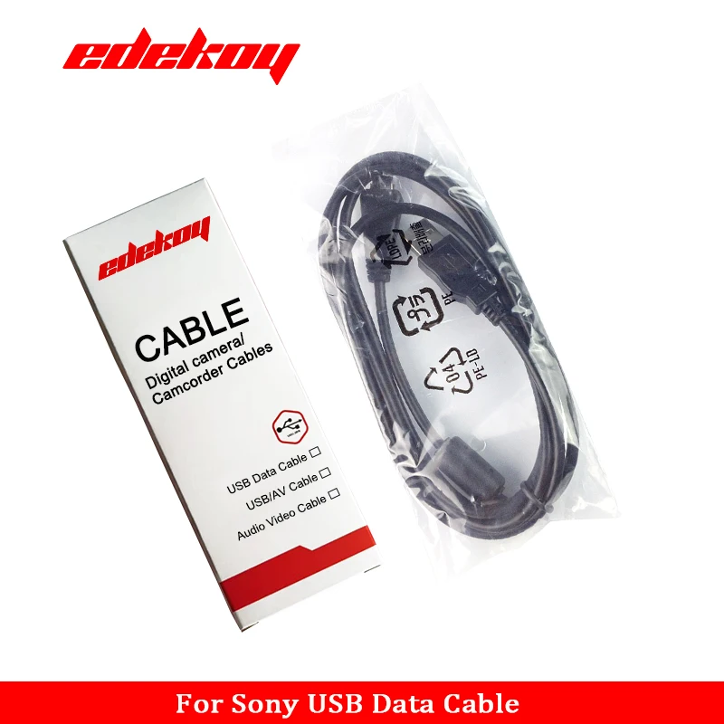 USB DATA cable for Sony VMC-MD3 DSC-T99 T110 T110/B T110/R T110/P T110/V T110/D DSC-HX100 HX100V HX100 HX7V WX5C WX7 WX9 WX30