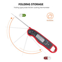 Folding Digital Meat Thermometer Waterproof Kitchen Probe for Cooking BBQ Temperature Tool Grill Thermometer Kitchen