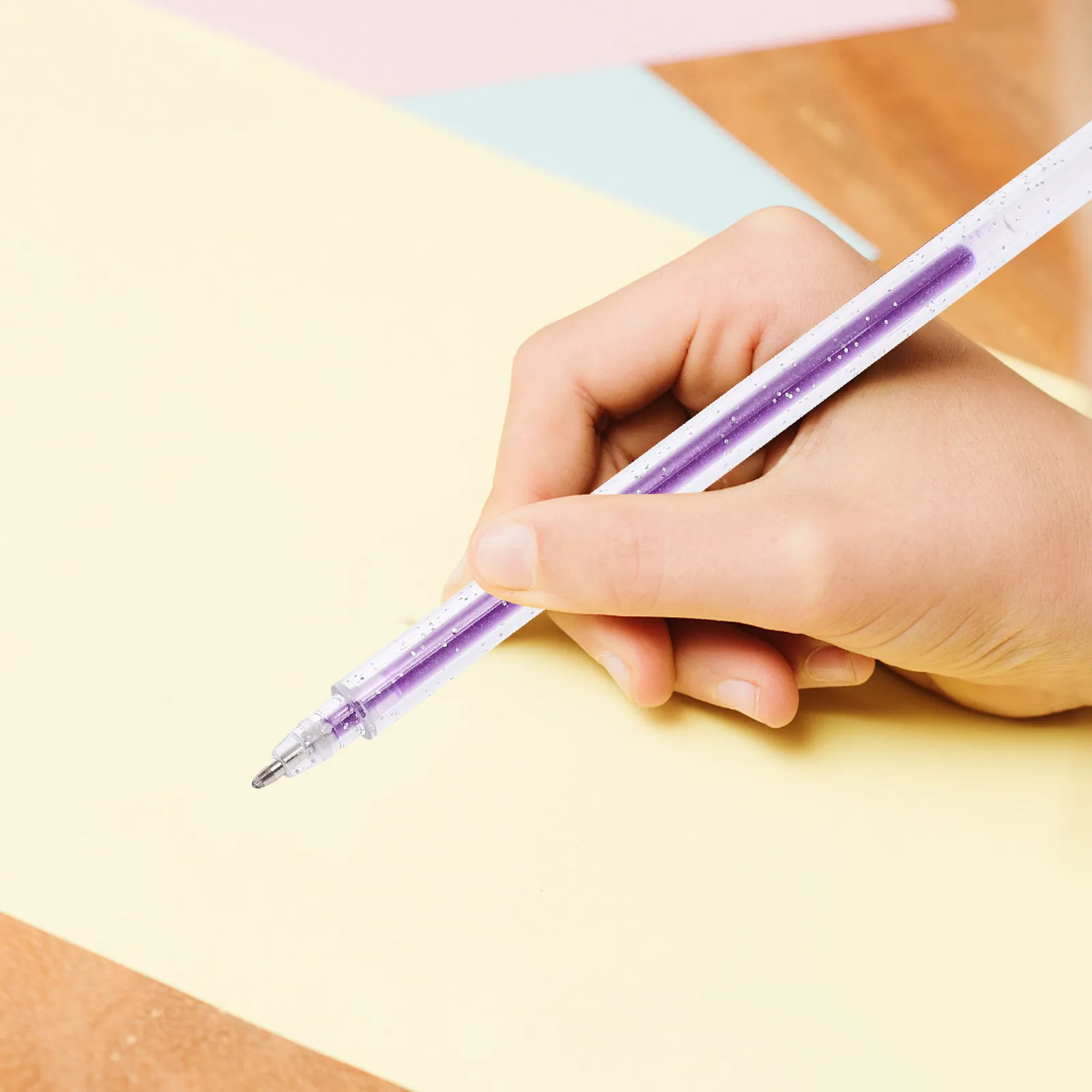 12 Stück Glitzer-Farbmarker, leuchtende Gel-Tintenstifte für Journaling, Schule, Büro, Kunstprojekte, kreatives Schreiben und Lernen