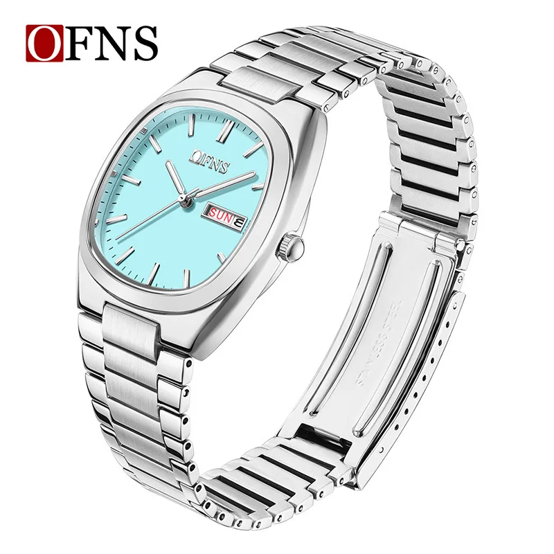 OFNS new luxury women's watch with niche design highlights personality, classic dress watch, 30 meter waterproof business watch