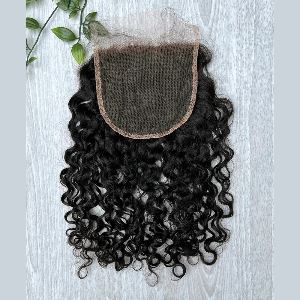 Sonho Me-HD Lace Encerramento Apenas, Pele Derreter, Cabelo Onda de Água, Pré Arrancado, Frontal Invisível, 5x5, 6x6, 13x4