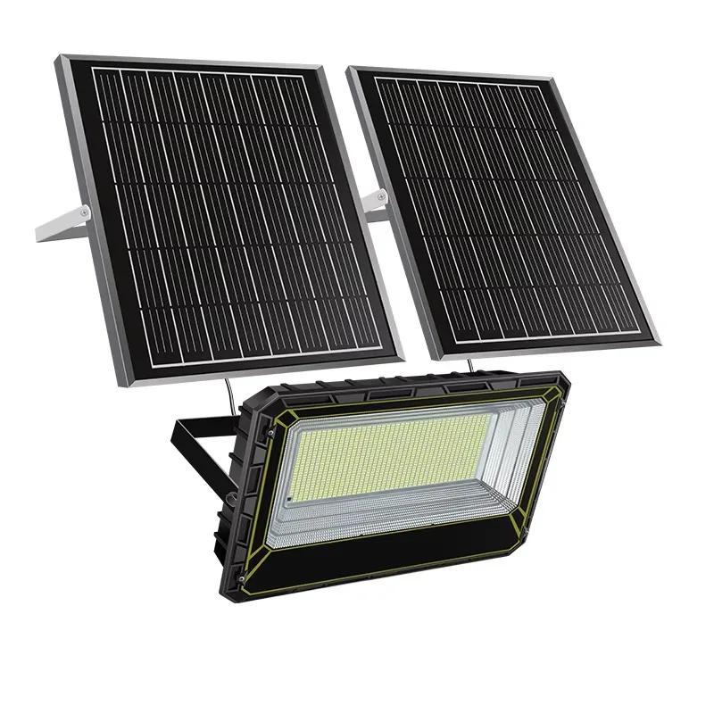IP67 Outdoor 1000W Solar Light Emitting Diode Flood Light ABS Body Material Solar Reflective Garden and Camping Light