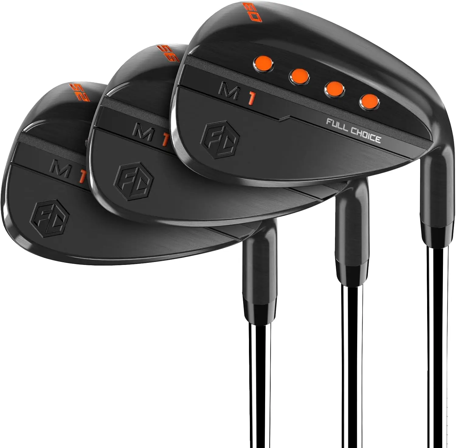 CNC Milled Golf Wedges Set 52/56/60 Degree for Spin & Control, Right Hand