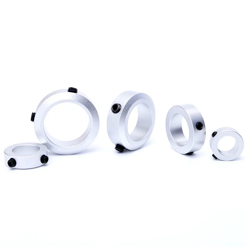 Collar Stop Screw Type Retaining Ring Shaft Retainer Locator Aluminum Alloy With