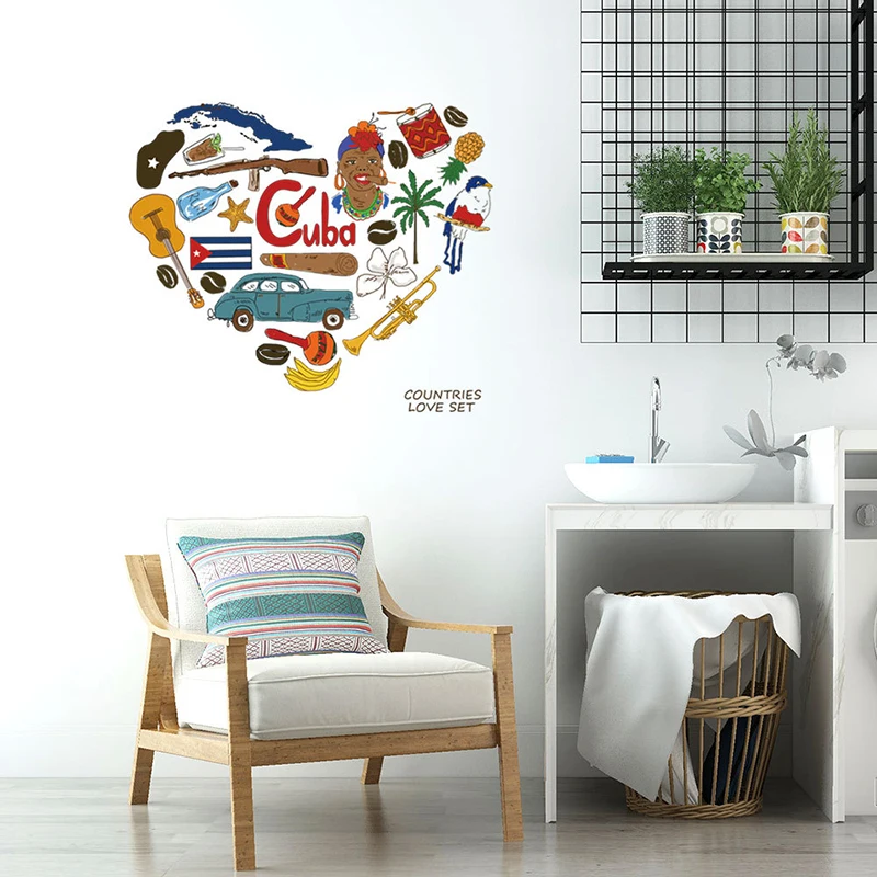 The Love Sticker Can Remove The Creative Wall Sticker For The Living Room Sofa Background Decoration