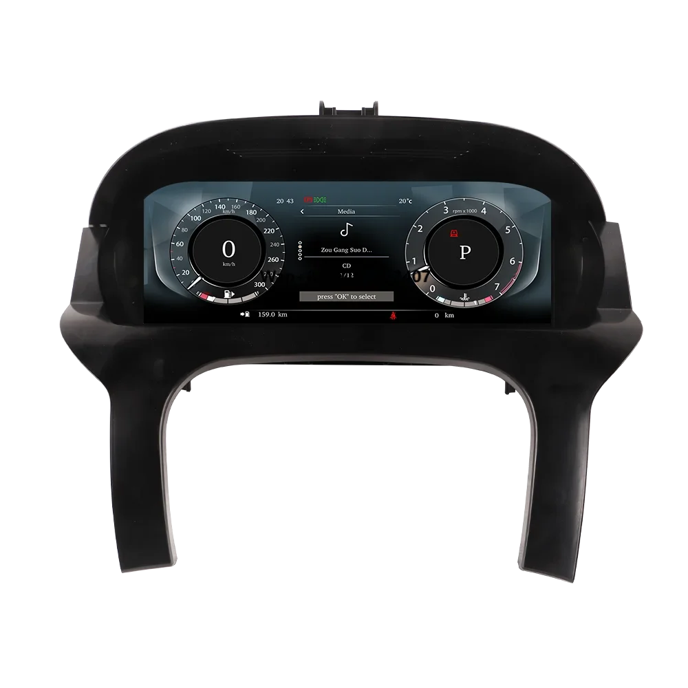 Car Digital Cluster for Virtual Cockpit Dashboard HeadUnit Entertainment Instrument Speed Meter Screen