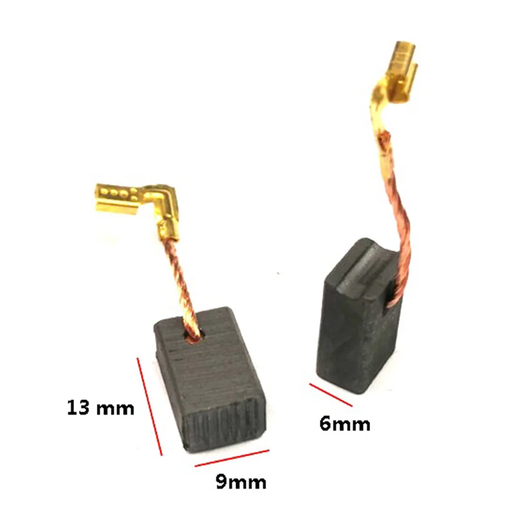 #13Q 10Pcs Carbon Brushes Engine Coal Brushes for MKT GA4530R GA4534,Carbon Brushes,(carbon + metal)