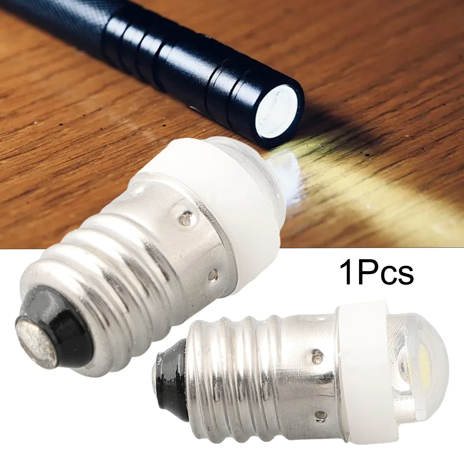 3/4.5/6V 0.5W Flashlight Bulb 6000K White LED E10 Socket Replacement Bulb For Flashlight Lantern Torch Led Bulbs Bicycle Lights