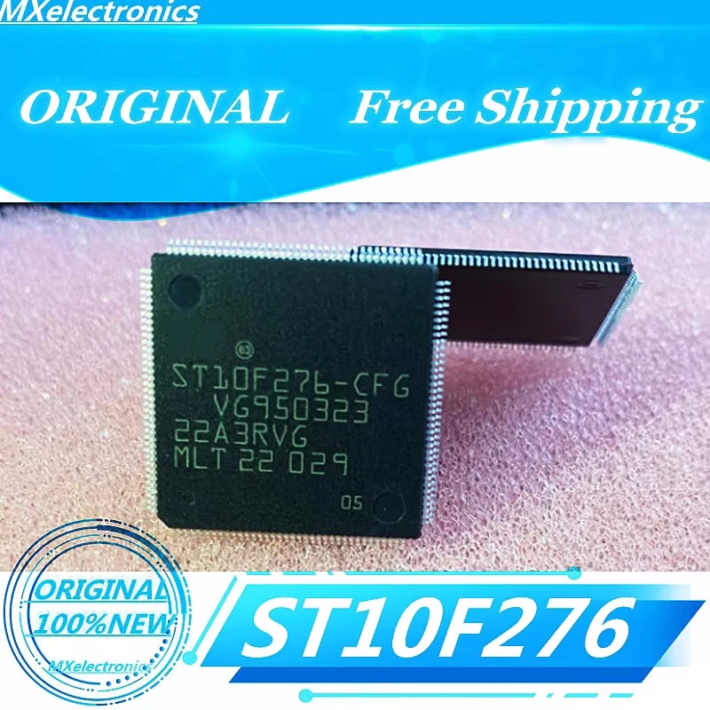 1PCS NEW 100% Original ST10F276-CFG QFP-144Pin Semiconductor Chip for Electronic Components Market
