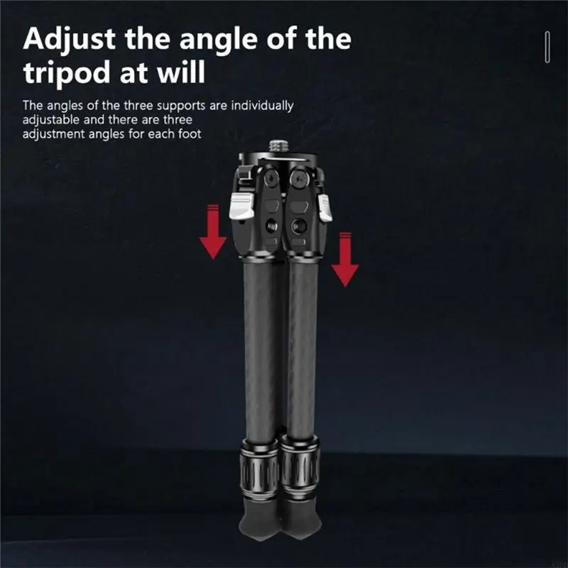 A69eadjustable Carbon Fiber Tripod For Video Recording And Selfies With High Strength And Rust Resistance