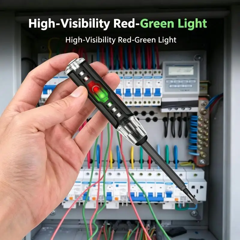 Multi Magnetic Screwdriver Voltage Tester Pen Non-contact Induction Zero Line Detector for Electrician Home Repair Jobs