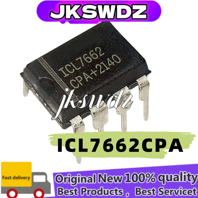 

10 units/lot NEW ICL7660AIBAZ ICL7660 7660AIBAZ ICL7660SCPAZ DIP ICL7662 ICL7662CBA ICL7662CPA CMOS DIP8