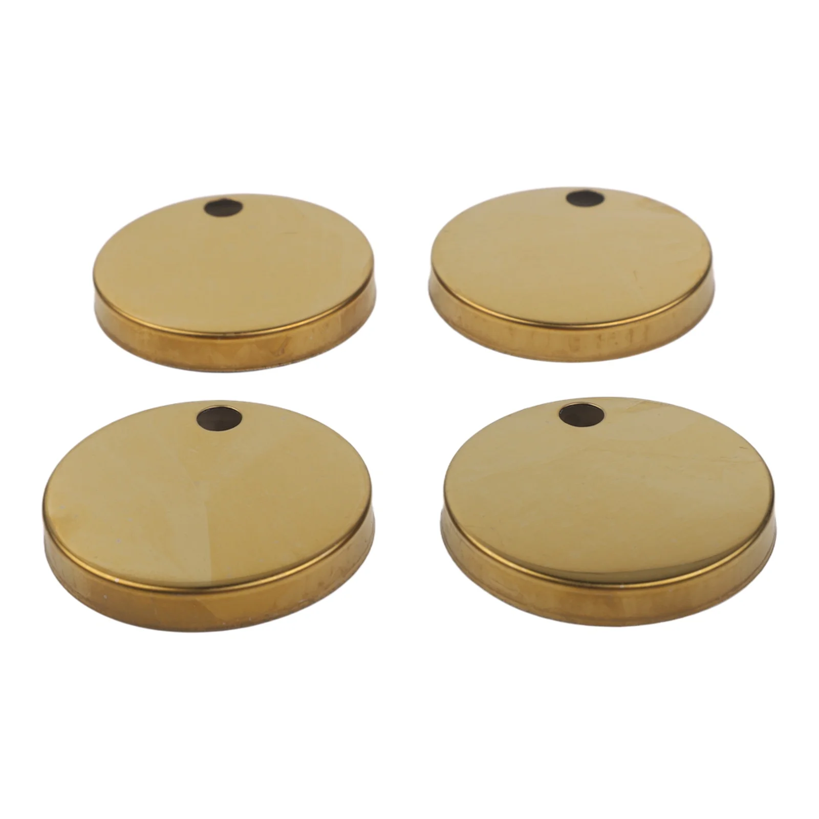 Decorative Hinge Fixings Stainless Steel Covers Toilet Improvement Metal Cover Concealed Screw Heads Easy Maintenance