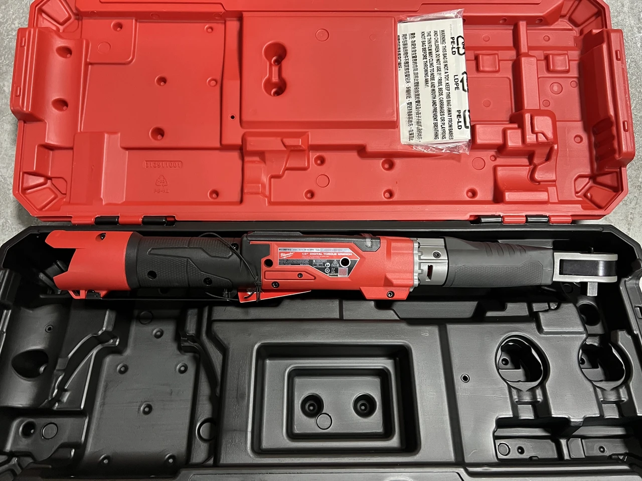 Milwaukee M12  2465-20/ONEFTR12-0C Cordless 1/2″ Digital Torque Wrench Body ⭐Tracking⭐