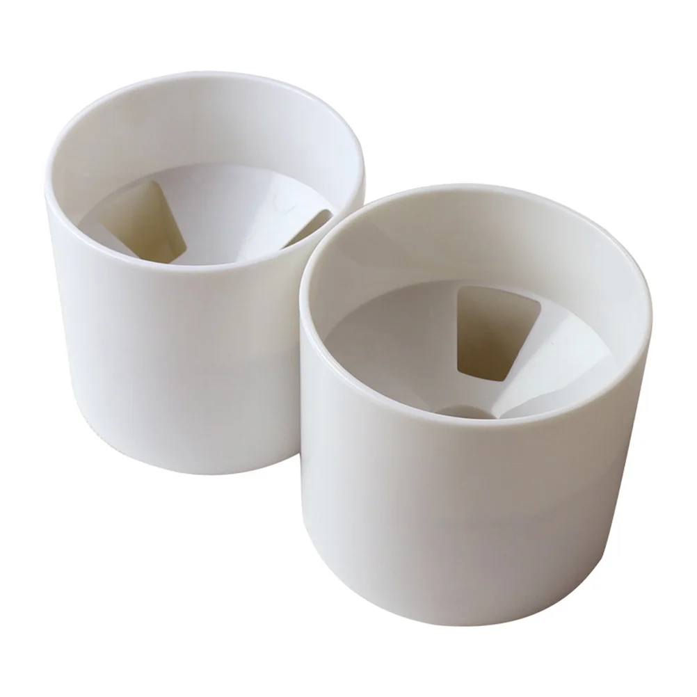 2 Pcs Plastic Golf Green Hole Cup 105x105x10cm Premium Material Practice Putting Flag Support Ideal Assistant Games