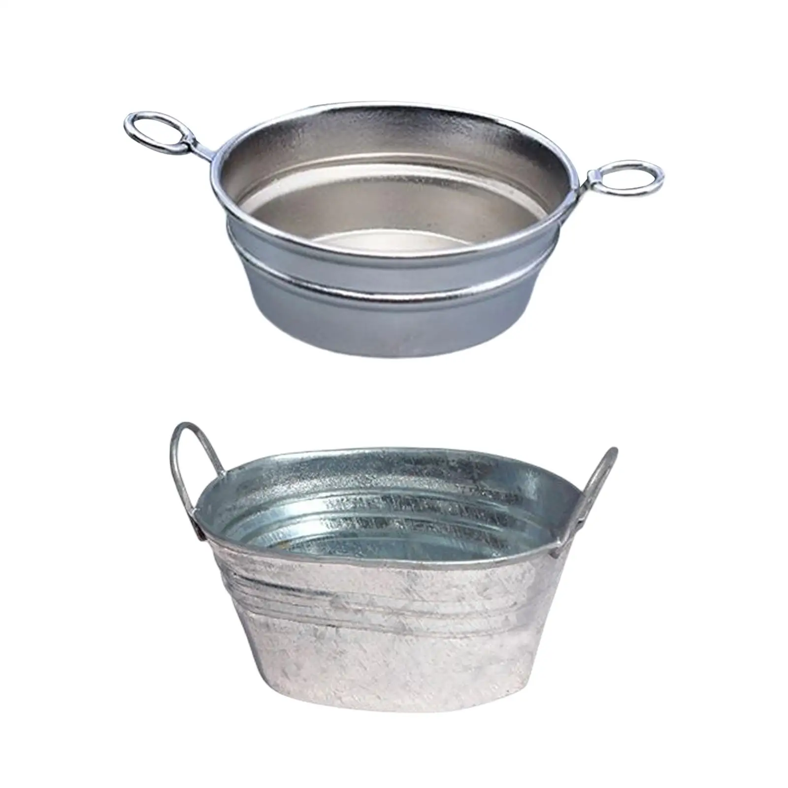 

Mini Bathtub Model Dollhouse Iron for 1:12 Dollhouse and 1:6 Scale Doll