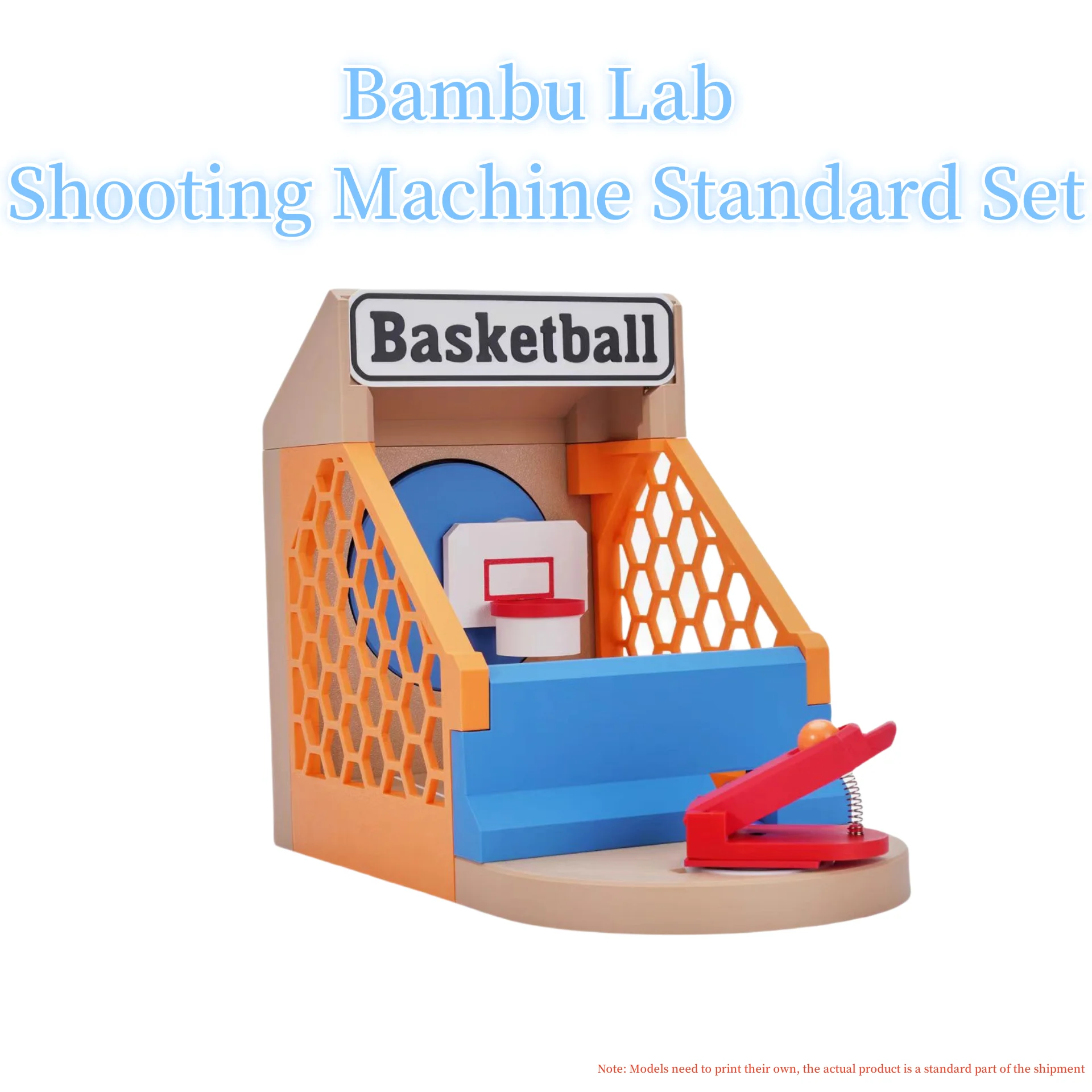 

Bambu Lab 3D Printing DIY Arcade Basketball Machine Creative Model Gifts 3D Printer Parts