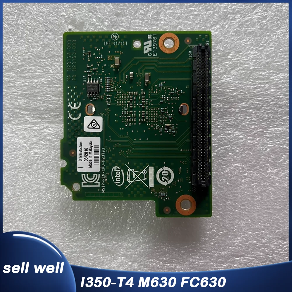

I350-T4 M630 FC630 4-портовый лопастной сервер Гигабитная сетевая карта V017G 0V017G