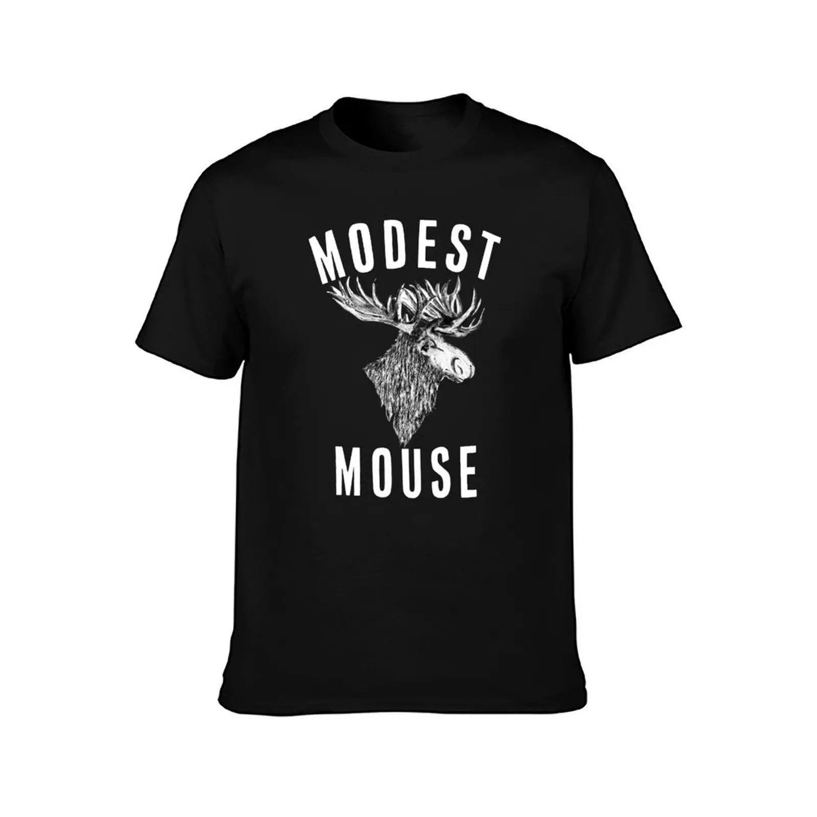 Modest Mouse Moose T-Shirt Big and Tall Casual T-Shirt